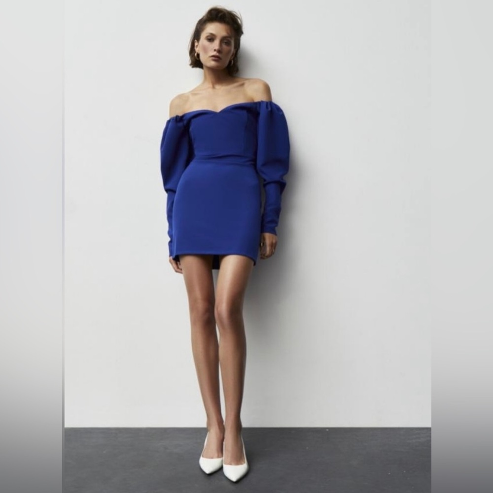 Blue mini dresses